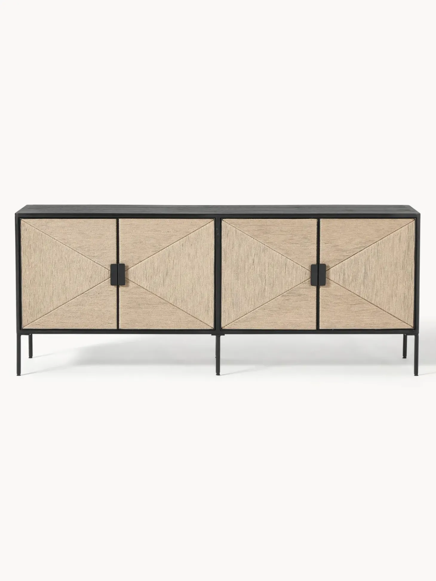 Aparador Con Puertas De Madera De Mango Maciza June