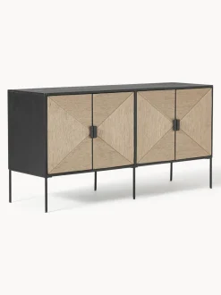 Aparador Con Puertas De Madera De Mango Maciza June