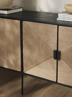 Aparador Con Puertas De Madera De Mango Maciza June