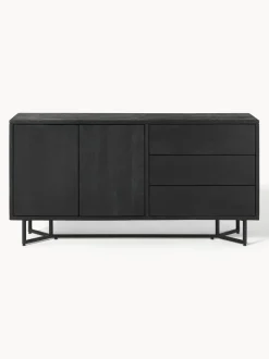 Aparador De Madera Maciza Con Puertas Y Cajones Luca