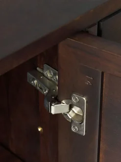 Aparador De Madera Maciza Diseno Espiga Con Cajones Y Puertas Luca