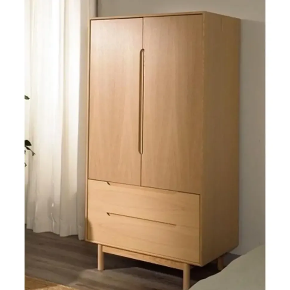 Armario En Roble Cassy, 2 Puertas