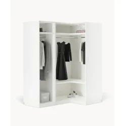 Armario Esquinero Modular Leon, 3 Puertas (165 Cm), Diferentes Variantes