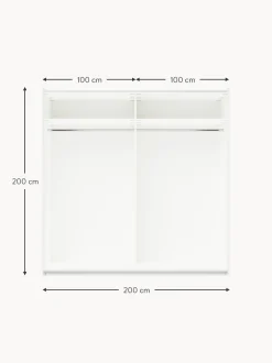 Armario Modular Charlotte, 2 Puertas Correderas (200 Cm), Diferentes Variantes