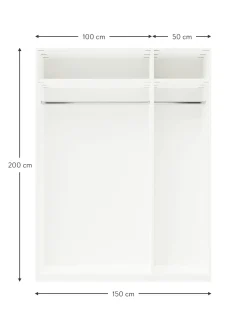 Armario Modular Charlotte, 3 Puertas (150 Cm), Diferentes Variantes