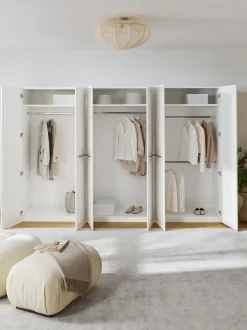 Armario Modular Charlotte, 6 Puertas (300 Cm), Diferentes Variantes