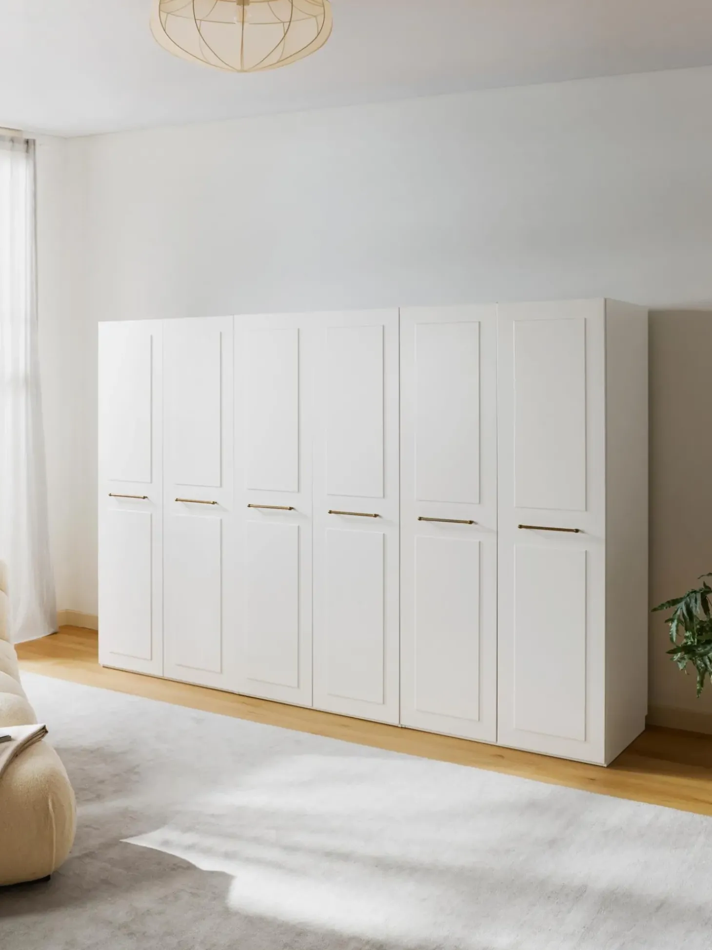 Armario Modular Charlotte, 6 Puertas (300 Cm), Diferentes Variantes