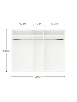 Armario Modular Charlotte, 5 Puertas (250 Cm), Diferentes Variantes