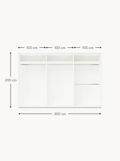 Armario Modular Charlotte, 3 Puertas Correderas (300 Cm), Diferentes Variantes