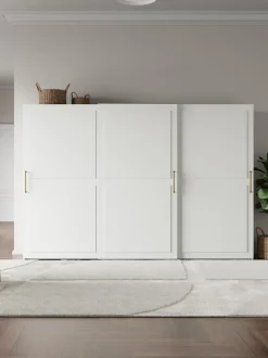 Armario Modular Charlotte, 3 Puertas Correderas (300 Cm), Diferentes Variantes