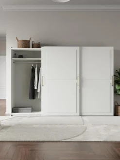Armario Modular Charlotte, 3 Puertas Correderas (300 Cm), Diferentes Variantes