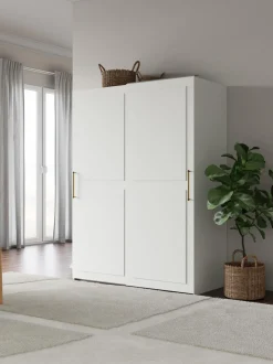 Armario Modular Charlotte, 2 Puertas Correderas (150 Cm), Diferentes Variantes