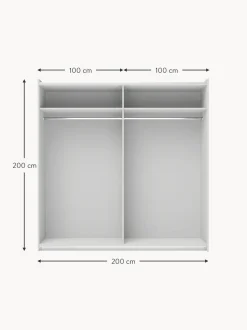 Armario Modular Charlotte, 2 Puertas Correderas (200 Cm), Diferentes Variantes