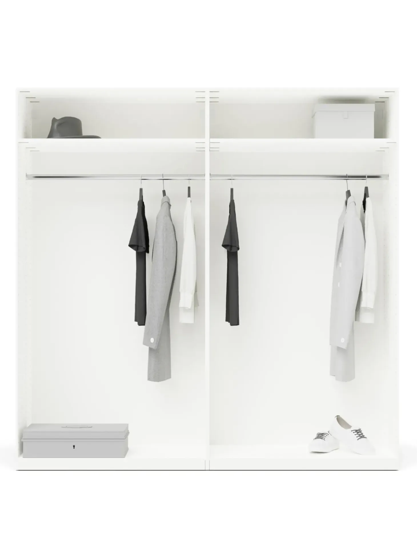 Armario Modular Charlotte, 4 Puertas (200 Cm), Diferentes Variantes