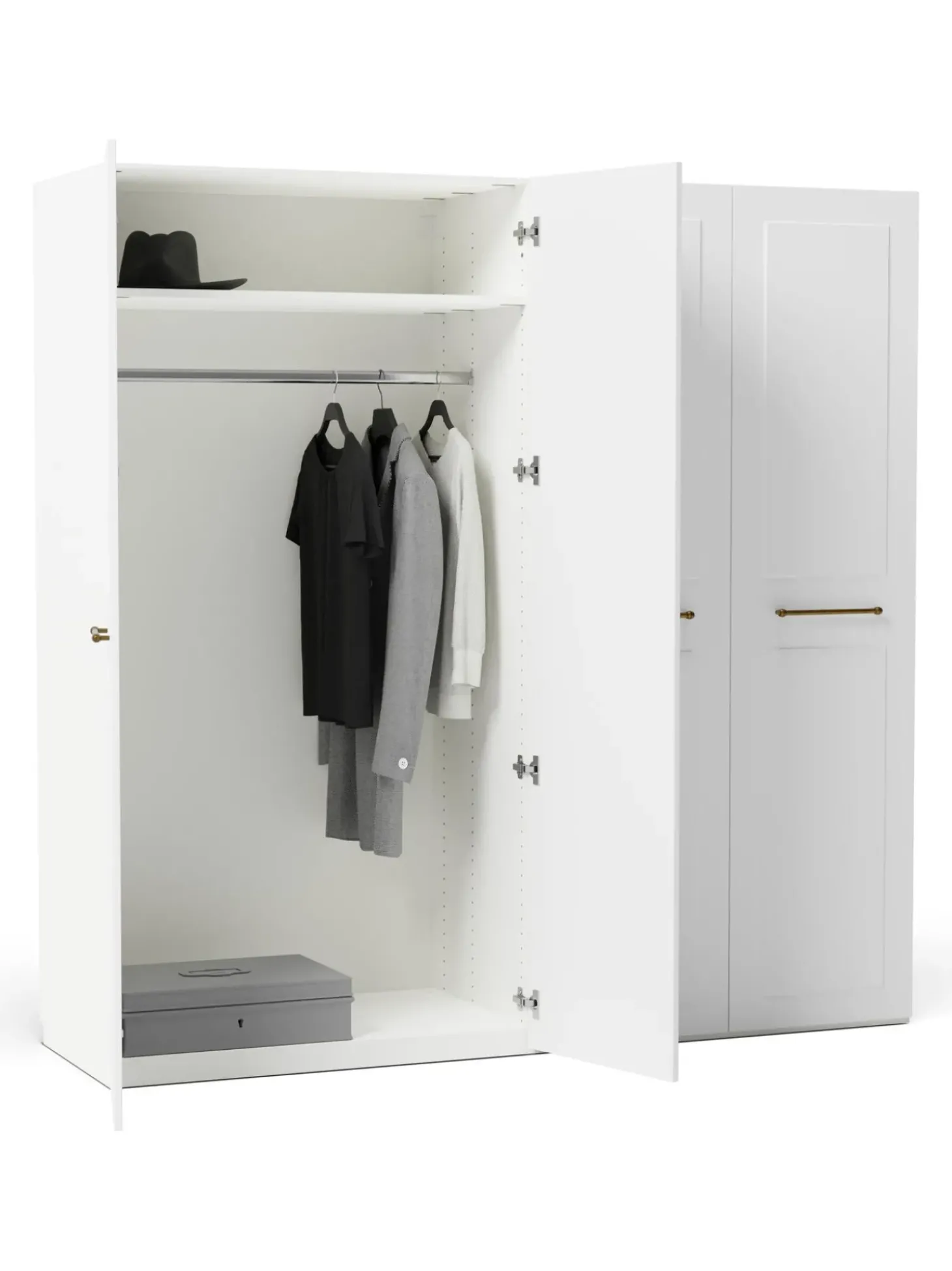 Armario Modular Charlotte, 4 Puertas (200 Cm), Diferentes Variantes