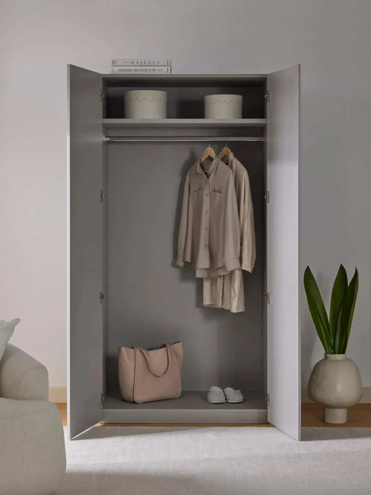 Armario Modular Charlotte, 2 Puertas (100 Cm), Diferentes Variantes