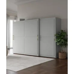 Armario Modular Charlotte, 3 Puertas Correderas (300 Cm), Diferentes Variantes