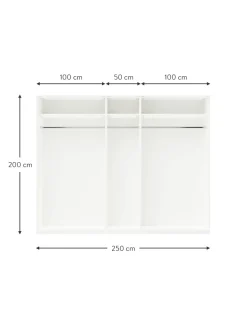 Armario Modular Charlotte, 5 Puertas (250 Cm), Diferentes Variantes