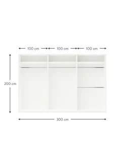 Armario Modular Leon, 6 Puertas (300 Cm), Diferentes Variantes