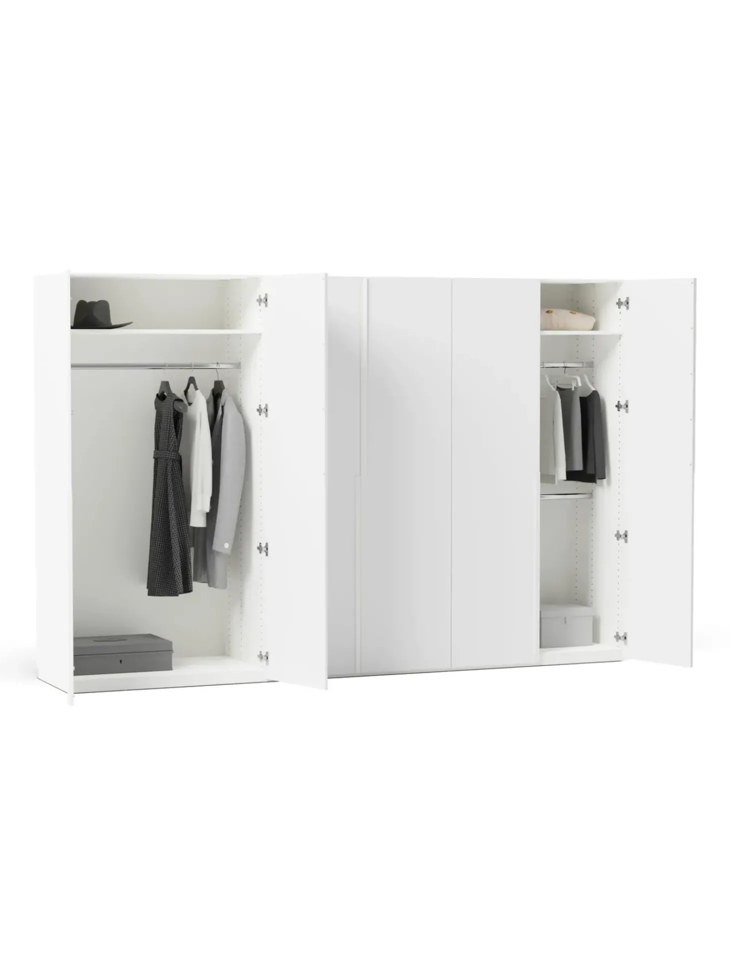 Armario Modular Leon, 6 Puertas (300 Cm), Diferentes Variantes