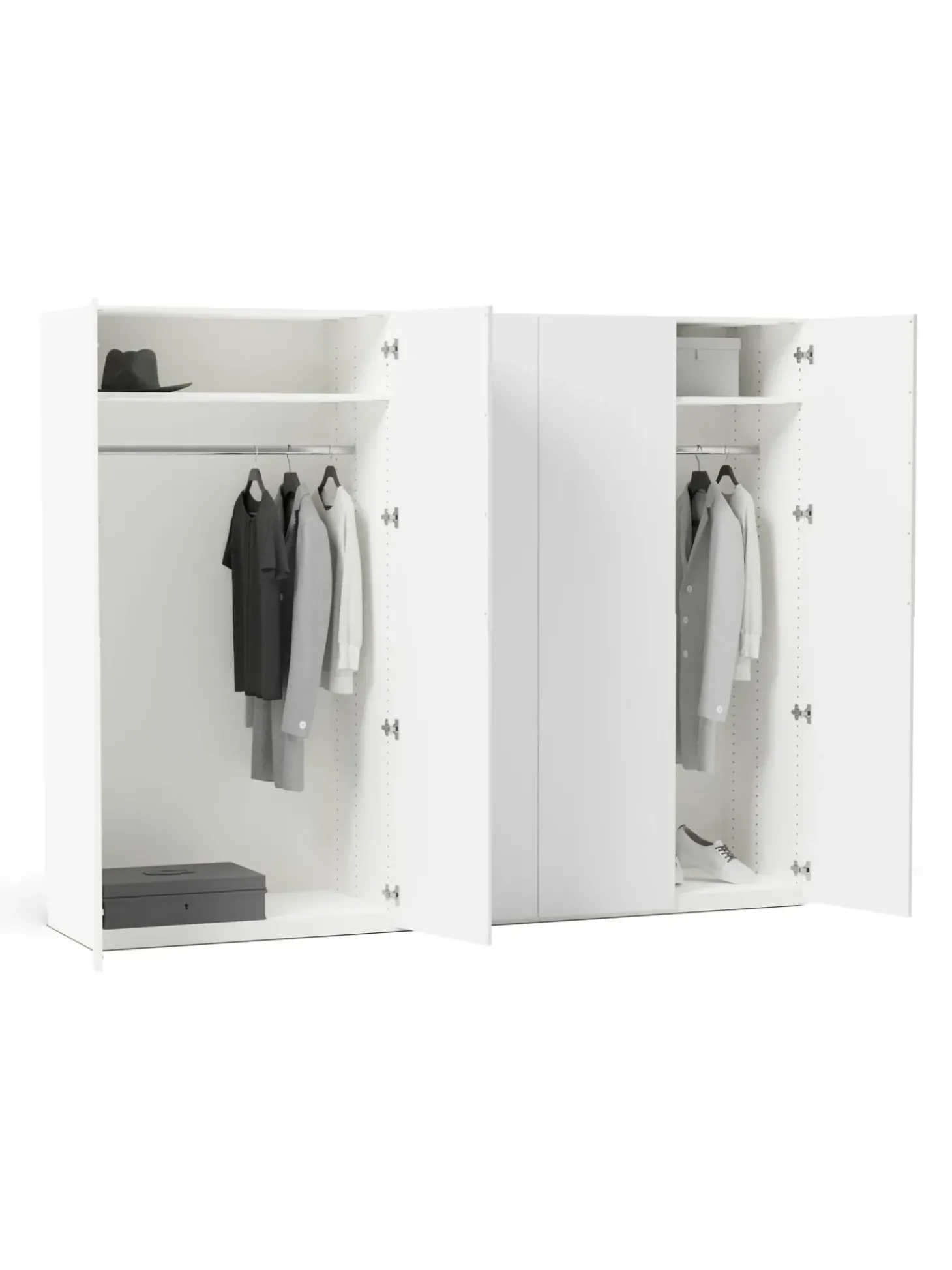 Armario Modular Leon, 5 Puertas (250 Cm), Diferentes Variantes