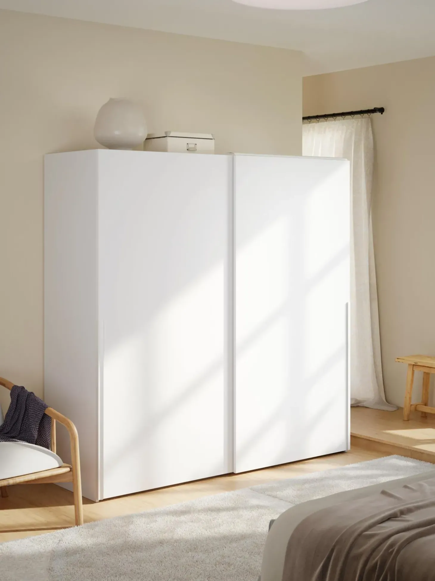 Armario Modular Leon, 2 Puertas Correderas (200 Cm), Diferentes Variantes