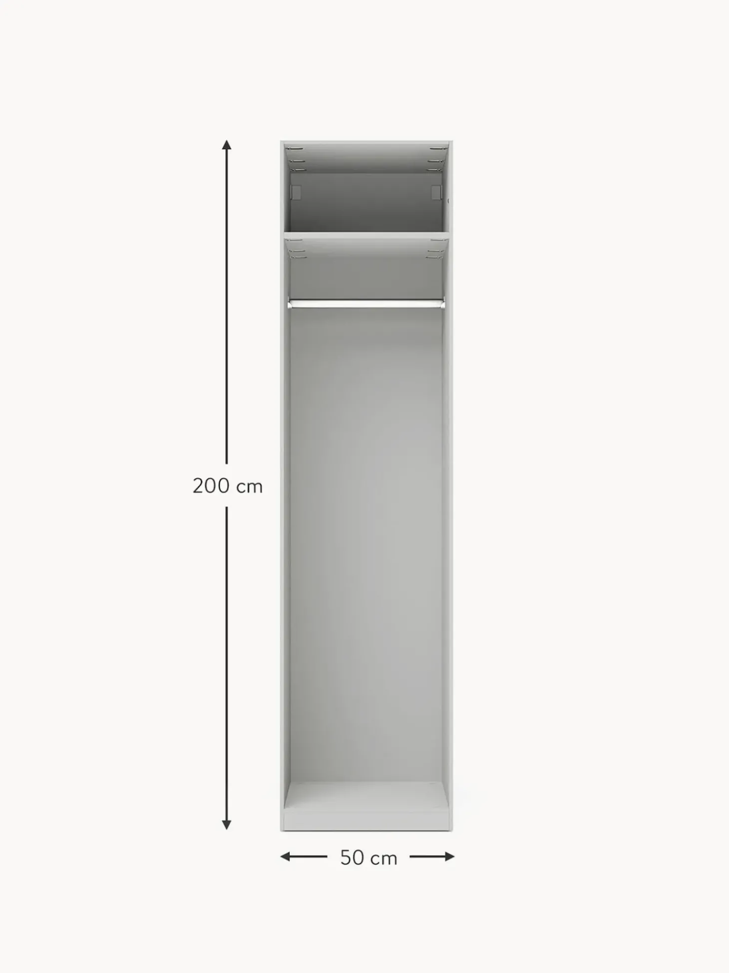 Armario Modular Leon, 1 Puerta (50 Cm), Diferentes Variantes