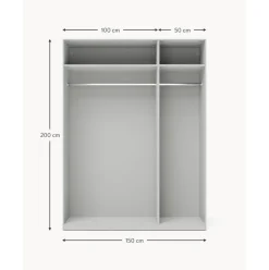 Armario Modular Leon, 3 Puertas (150 Cm), Diferentes Variantes
