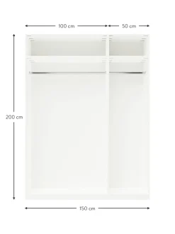 Armario Modular Leon, 3 Puertas (150 Cm), Diferentes Variantes