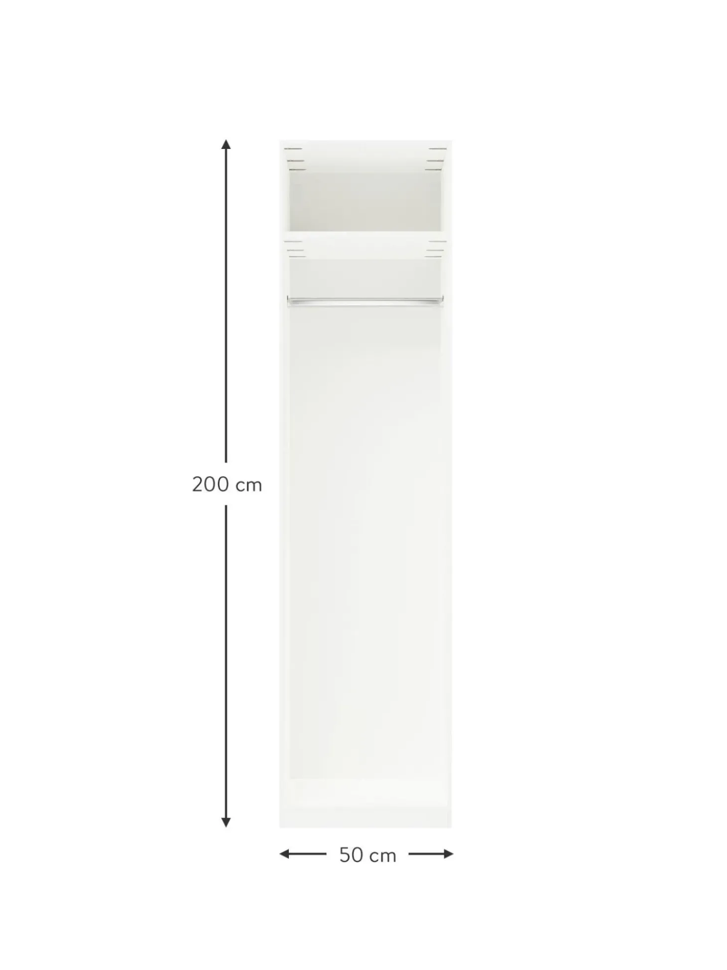 Armario Modular Leon, 1 Puerta (50 Cm), Diferentes Variantes