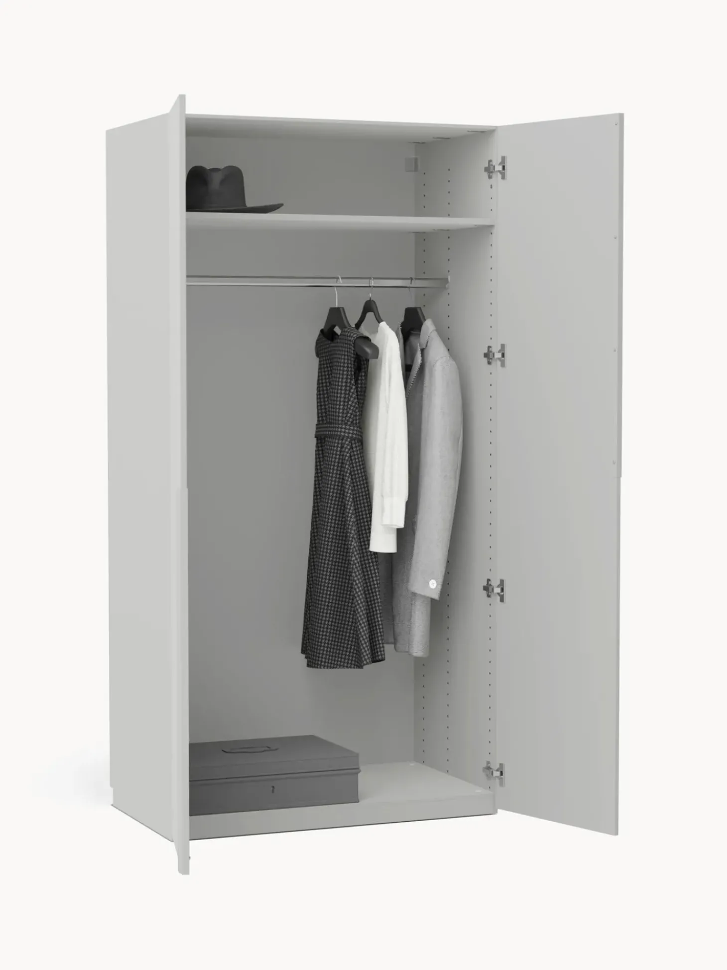 Armario Modular Leon, 2 Puertas (100 Cm), Diferentes Variantes