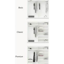 Armario Modular Simone, 2 Puertas Correderas (200 Cm), Diferentes Variantes