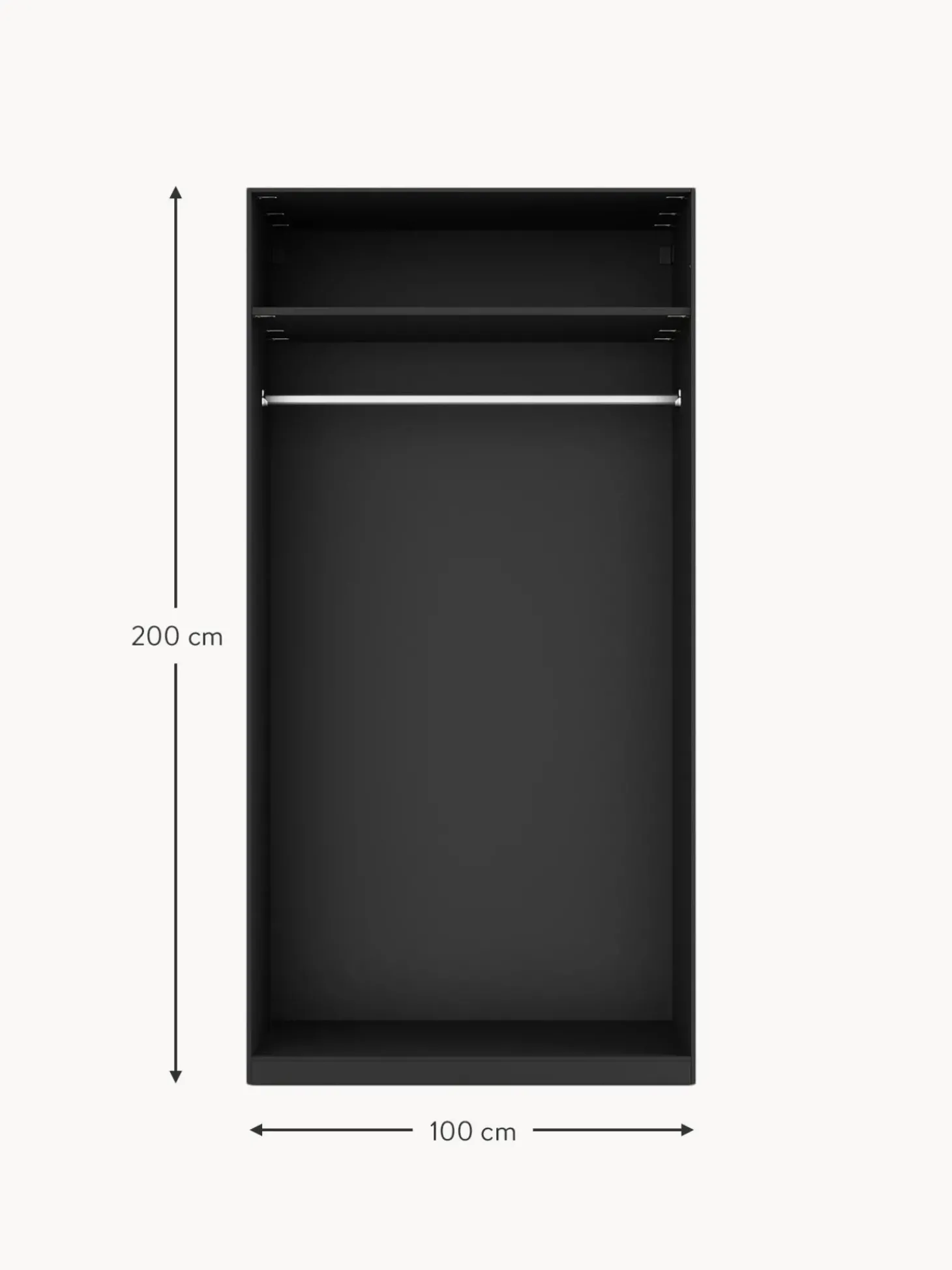 Armario Modular Simone, 2 Puertas (100 Cm), Diferentes Variantes