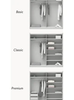 Armario Modular Simone, 2 Puertas Correderas (200 Cm), Diferentes Variantes