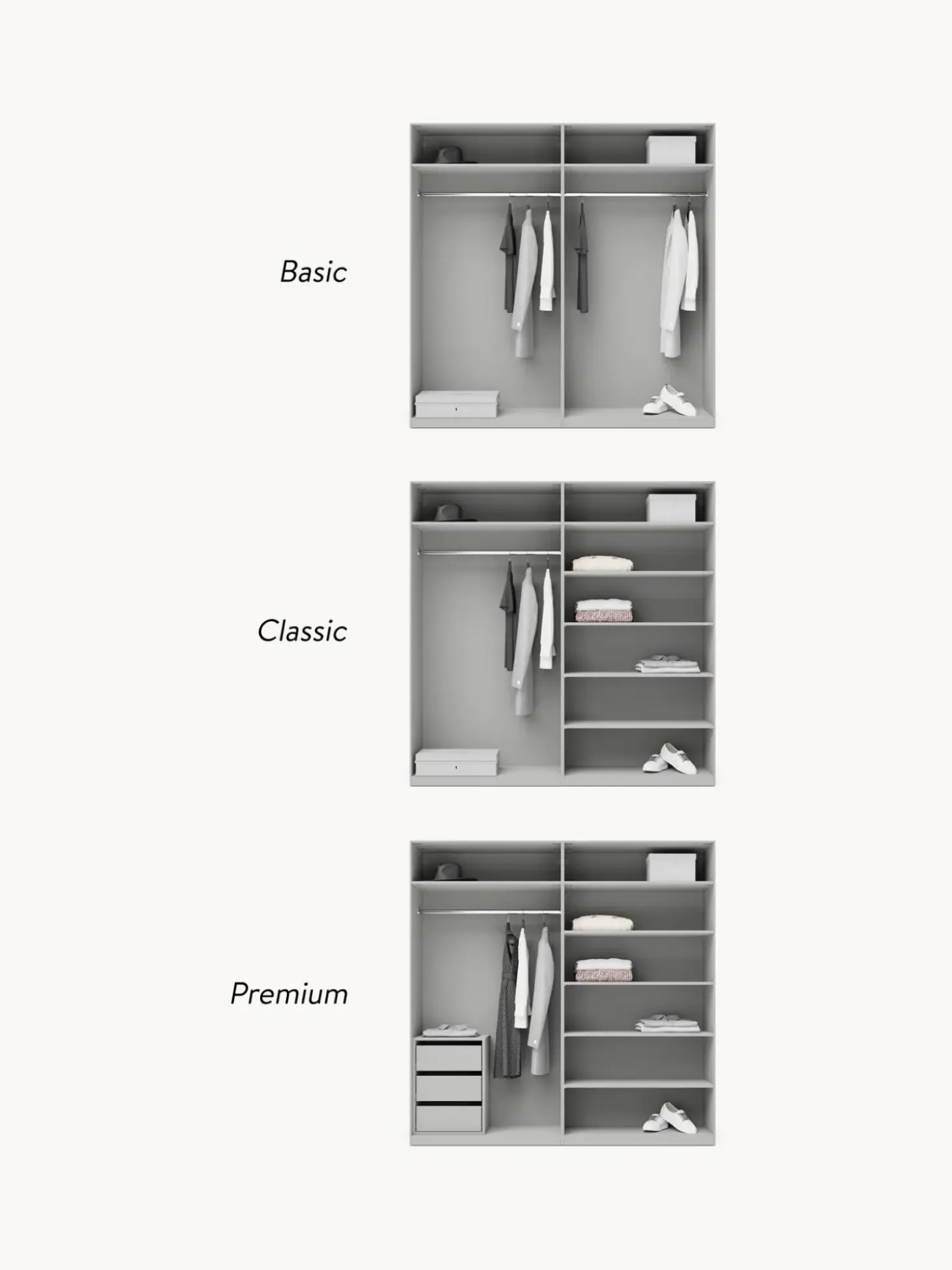 Armario Modular Simone, 4 Puertas (200 Cm), Diferentes Variantes