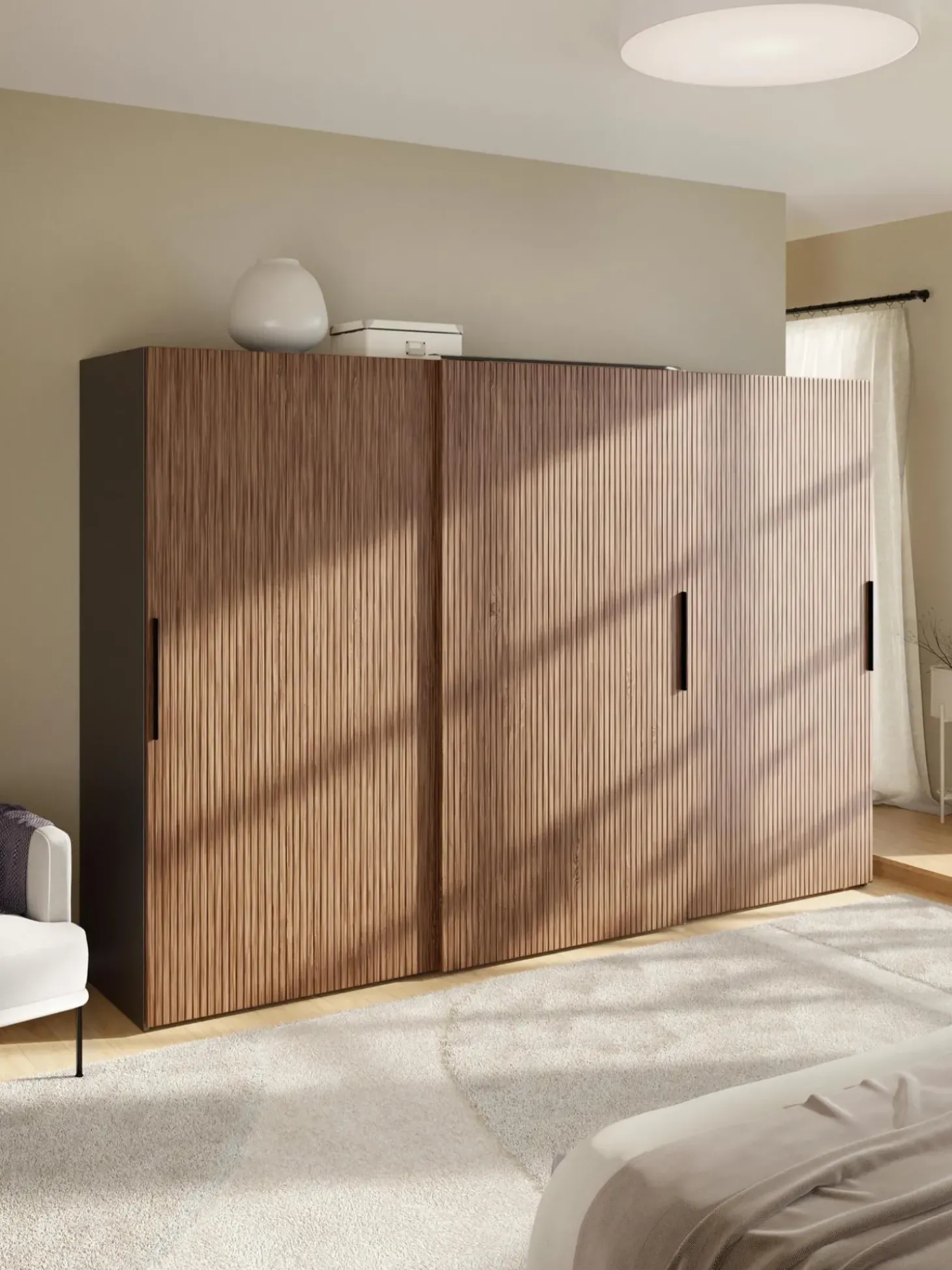 Armario Modular Simone, 3 Puertas Correderas (300 Cm), Diferentes Variantes