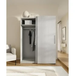 Armario Modular Simone, 2 Puertas Correderas (150 Cm), Diferentes Variantes
