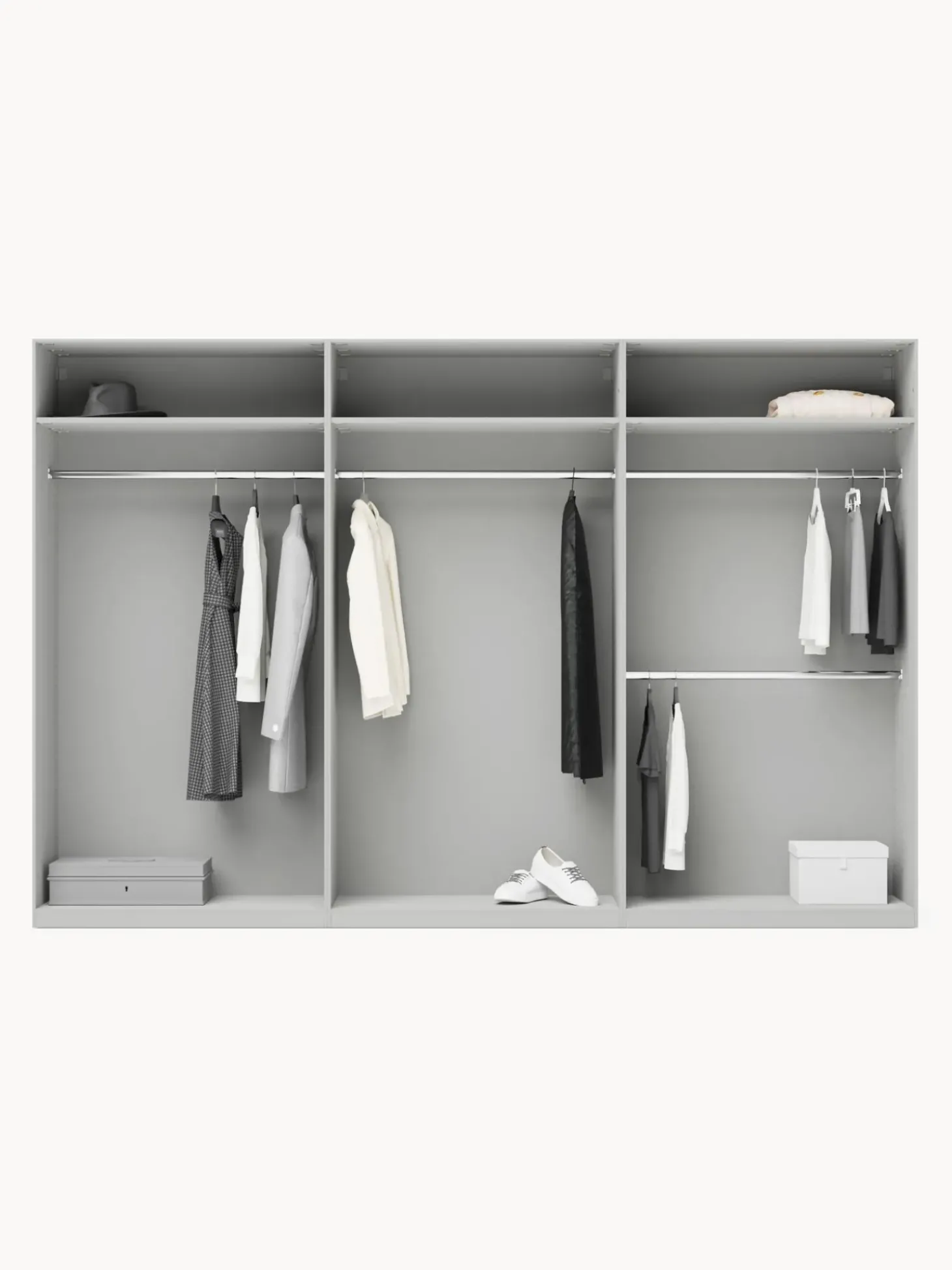 Armario Modular Simone, 6 Puertas (300 Cm), Diferentes Variantes