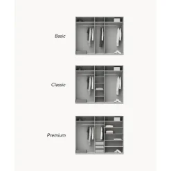 Armario Modular Simone, 5 Puertas (250 Cm), Diferentes Variantes