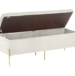 Banco Almacenaje Y Baul De Terciopelo Harper