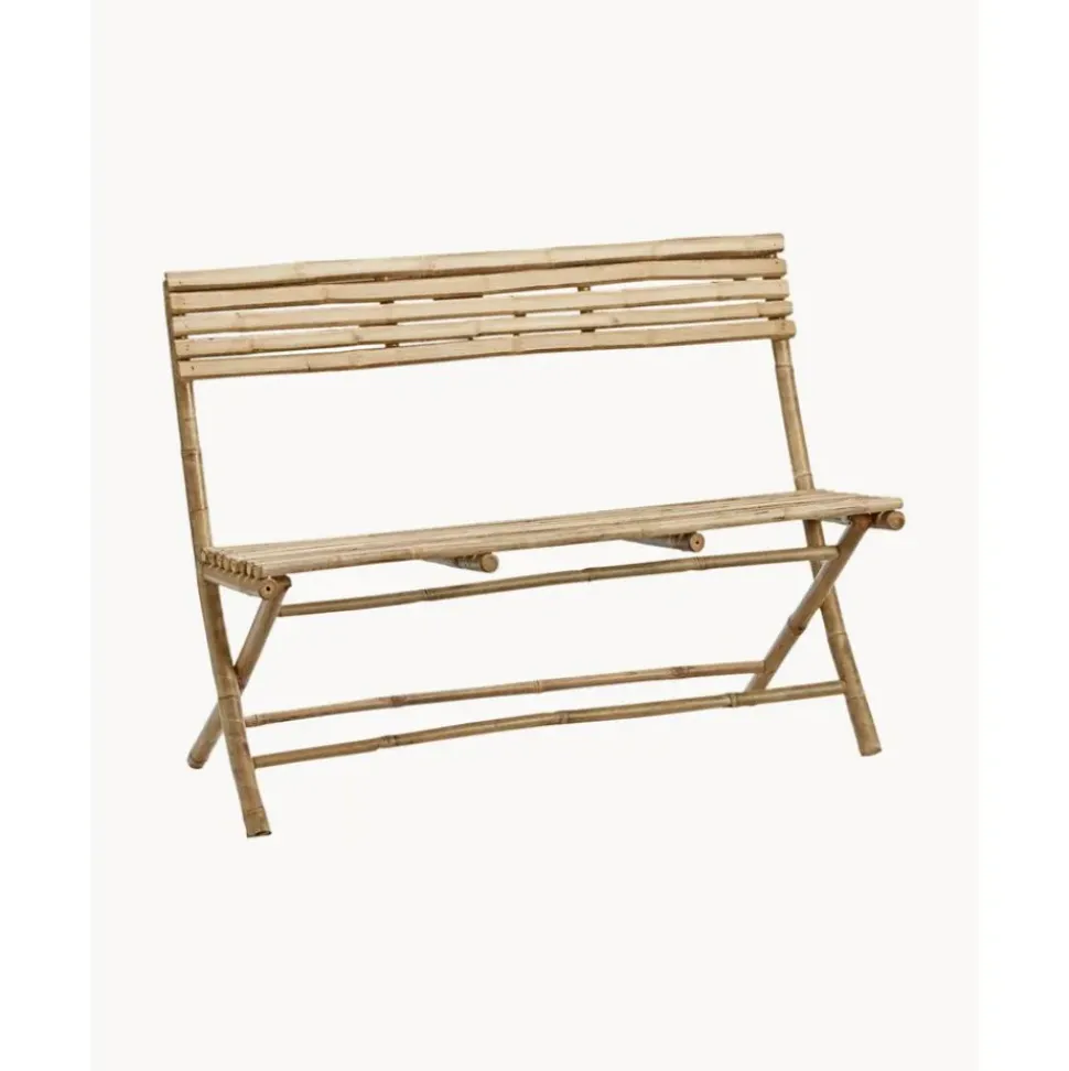 Banco De Bambu Para Jardin Mandisa