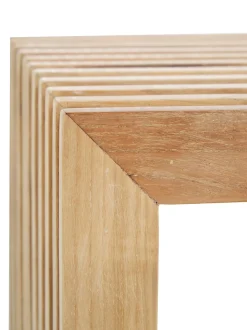 Banco De Madea De Bambu Rib