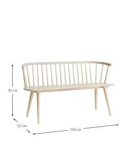 Banco De Madera De Caucho Jolina