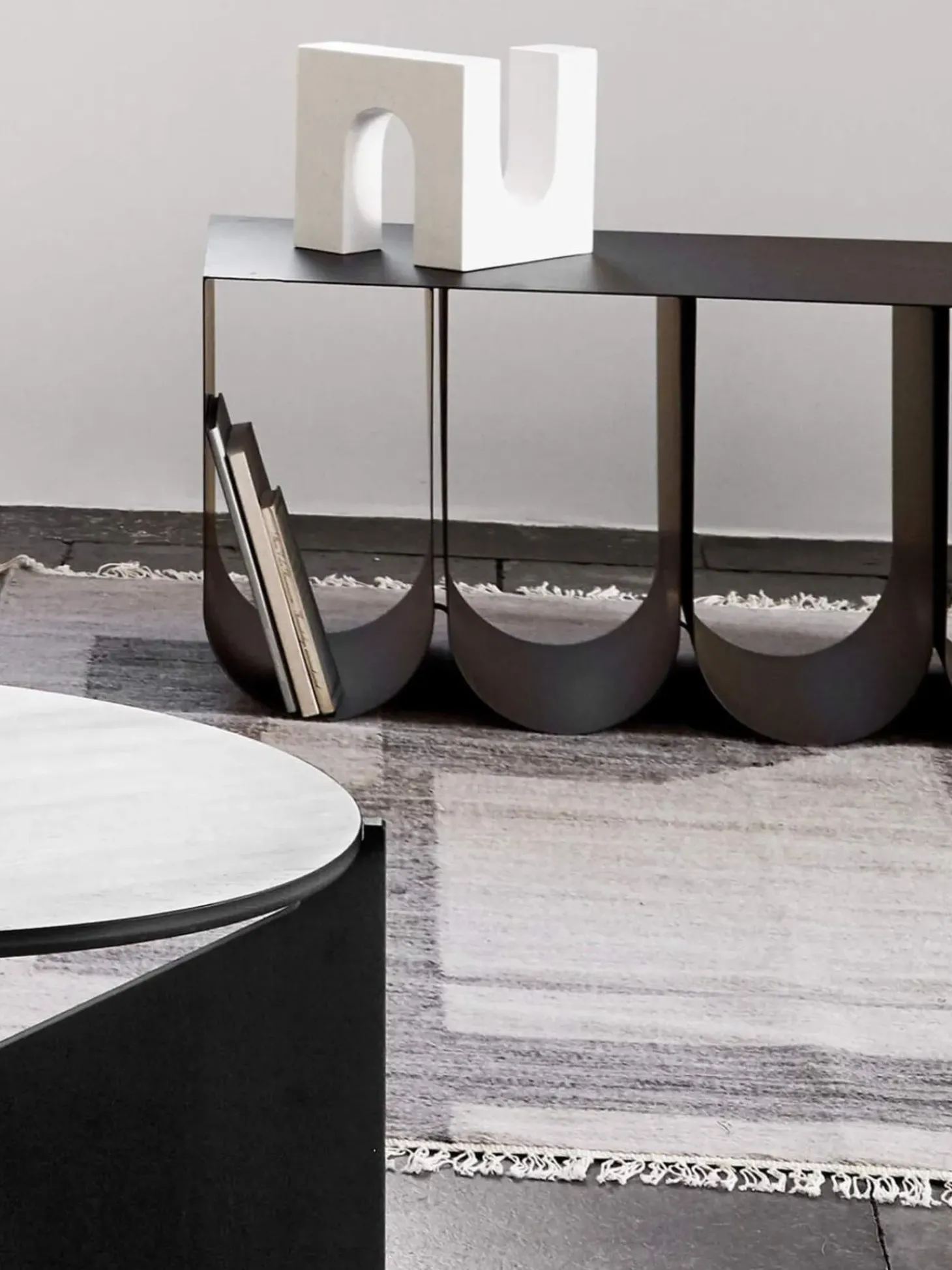 Banco De Metal Curved