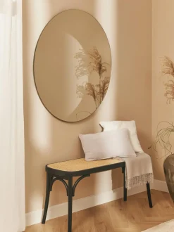 Banco Madera Con Tejido Vienes Franz