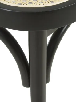 Banco Madera Con Tejido Vienes Franz