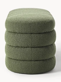 Banco Tapizado En Tejido Boucle Alto