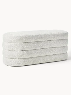 Banco Tapizado En Tejido Boucle Alto