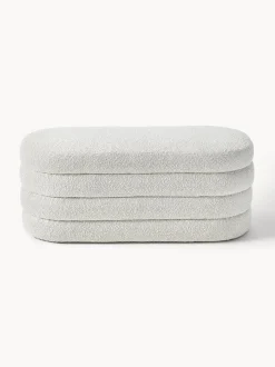 Banco Tapizado En Tejido Boucle Alto