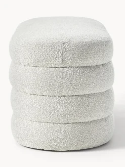 Banco Tapizado En Tejido Boucle Alto